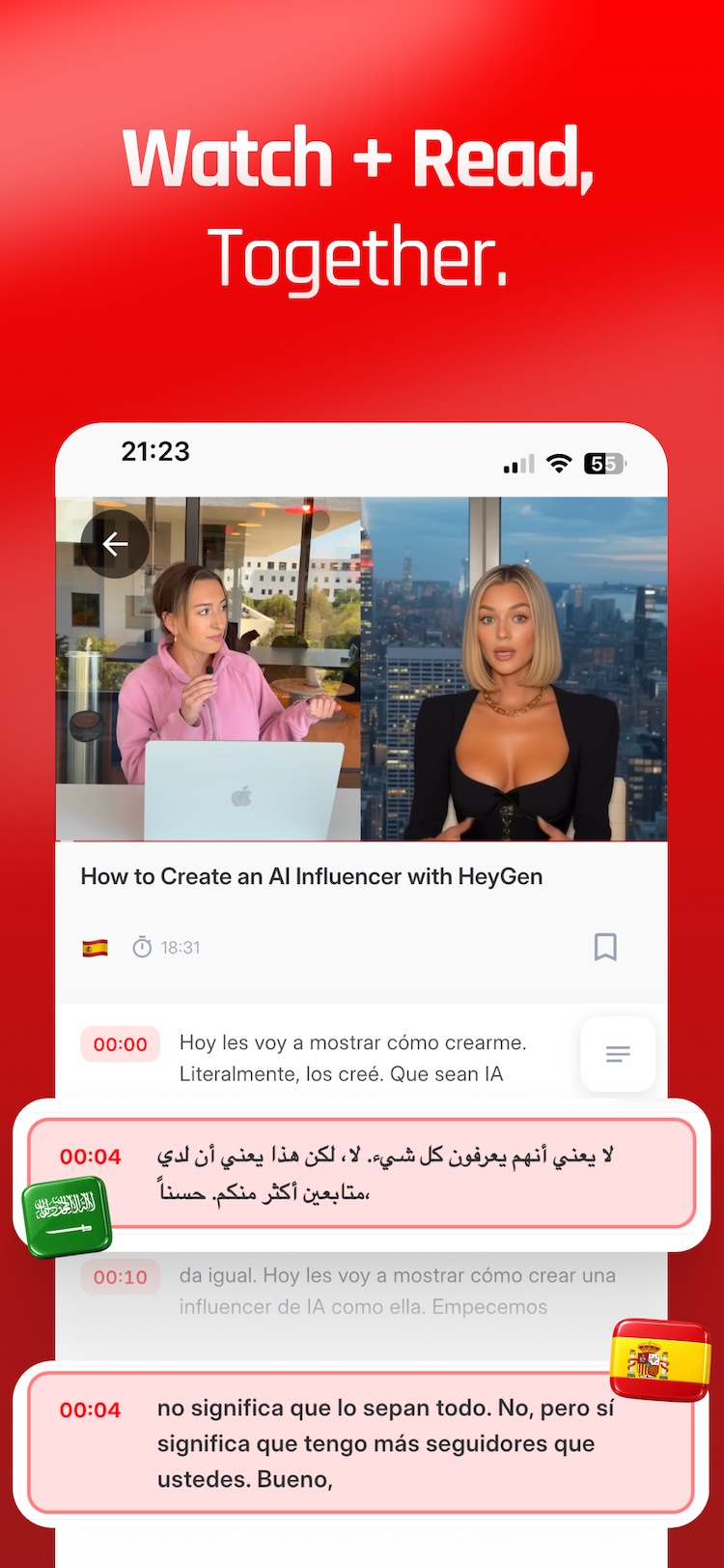 YouTube Translate - Paste URL and fetch transcript